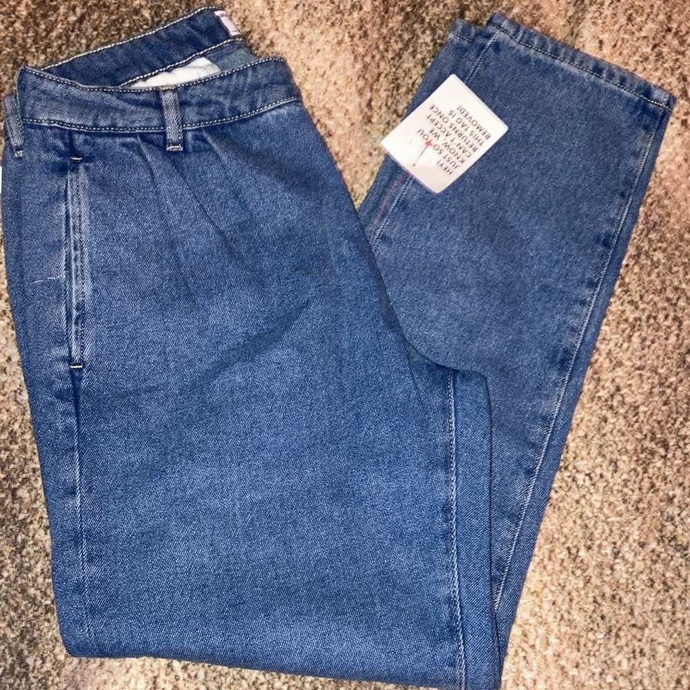 ASOS Design, Pleated Straight Leg Jeans, 30x30, NWT